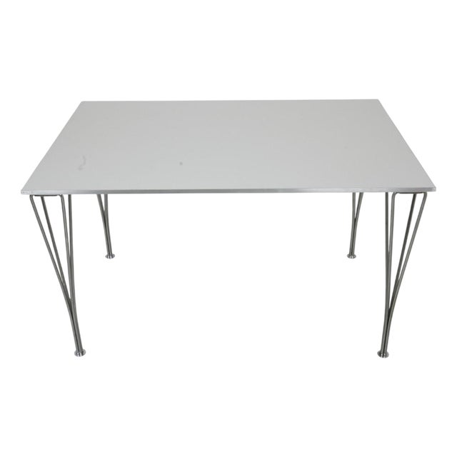 Square Dining Table by Piet Hein, 1980s For Sale