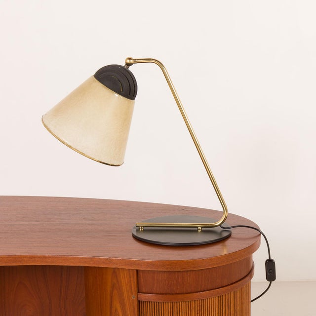 Mid-Century Modern Italian Desk Lamp by Salvatore Gregorietti for Lamperti, 1970s For Sale - Image 4 of 12