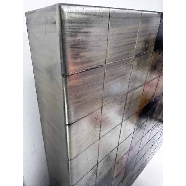 Pair of Jennifer Hollack 3d Modern Metal Artwork Simpatico I & III For Sale In Chicago - Image 6 of 11