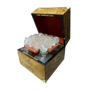 Antique XIX Liquor Cellar Set