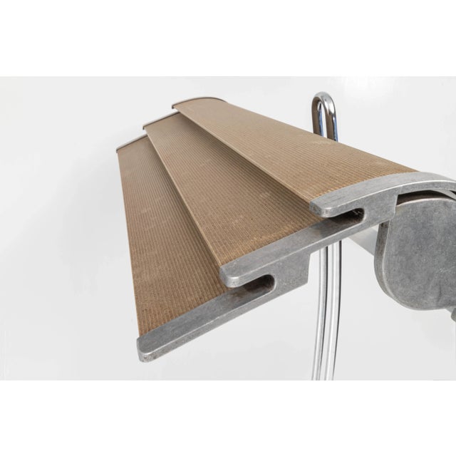 A unique desk lamp because of its industrial character, its large size and the interesting combination of various colored...