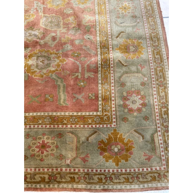 1980s Oushak Rug - 8'3" X 9'8" For Sale - Image 10 of 14