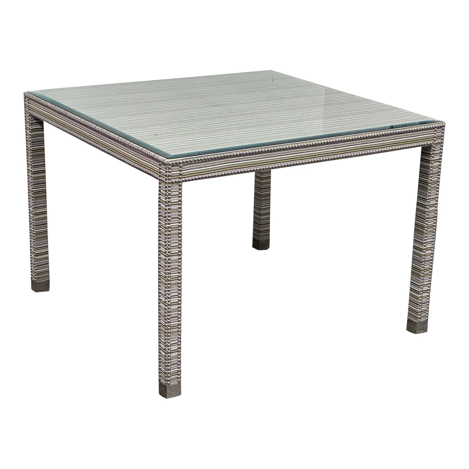 Vanguard Furniture Tate Upholstered Game Table | Chairish