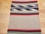 Vintage Native American Navajo Area Rug, Handwoven Wool, Stripe Pattern,Ivory & Red, 2x4 For Sale - Image 10 of 16