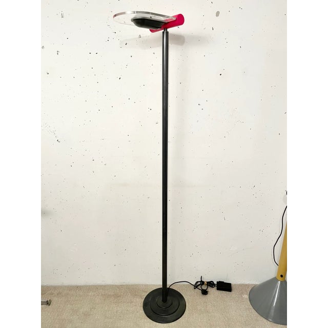 Postmodern Model Flap Floor Lamp Flap from Bilumen, 1980s For Sale - Image 10 of 10