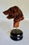 Vintage Hand-Painted Dog Terrier Bust on Stand by Arte Romera, Made in Spain For Sale In Los Angeles - Image 6 of 11