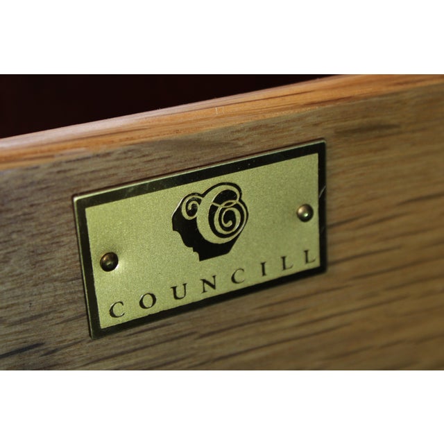 Councill Craftsmen Flame Mahogany 4 Door Breakfront Bookcase For Sale - Image 16 of 16