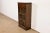 English Sarreid Sheraton Hand Painted Trompe l'Oeil Bookcase Cabinet For Sale - Image 3 of 14