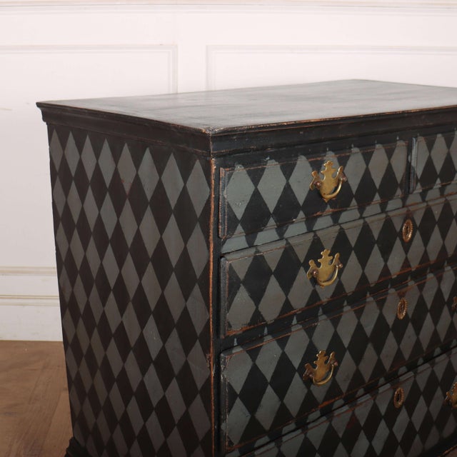 English Painted Chest of Drawers For Sale - Image 3 of 12