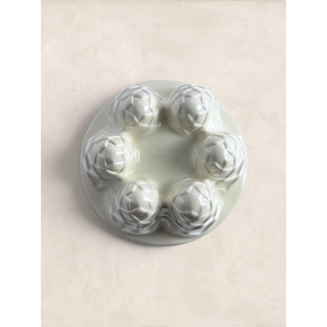 1900 - 1909 Antique English Ironstone Jelly Mold For Sale - Image 5 of 10