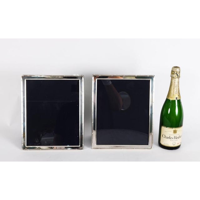 Vintage Sterling Silver Photo Frames by Arthur Price & Co, 1990s, Set of 2 For Sale - Image 15 of 16