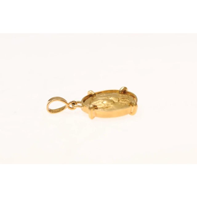 Early 21st Century Greek Gold Stater Coin Pendant Trimmed in 22k Gold For Sale - Image 5 of 12