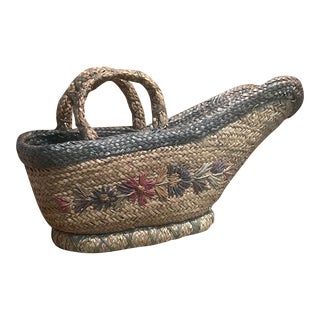 Vintage Boho Chic Wine or Champaign Caddy For Sale