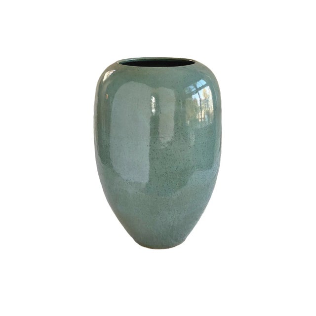 Turquoise Tourmaline #11 Ceramic Vessel by Thom Lussier For Sale - Image 8 of 8