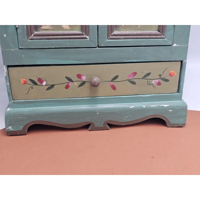 1960s Folk Wooden Kitchen Cabinet, 1960s For Sale - Image 5 of 10