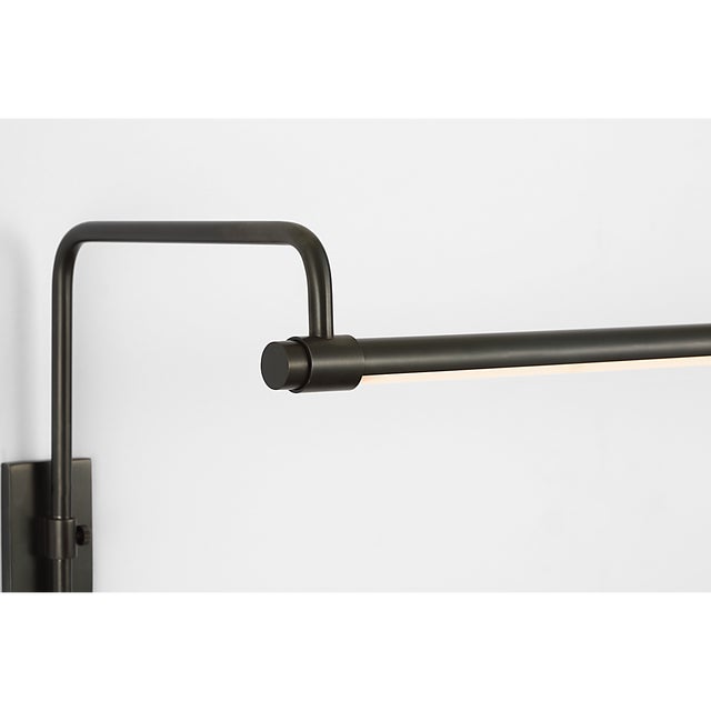 Thomas O'Brien for Visual Comfort Signature Kidd 30" Frame Mount Picture Light in Bronze For Sale - Image 10 of 14