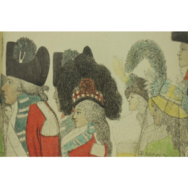 1970s Military Promenade C1795 Colour Lithograph For Sale - Image 4 of 5