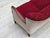 Danish 3-Seater Sofa in Red/Beige Furniture Wool, 1950s For Sale - Image 16 of 18