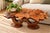 Lumen and Log Hand-Carved Black Walnut "Hibiscus & Hummingbird" Sculptural Coffee Table For Sale - Image 9 of 9