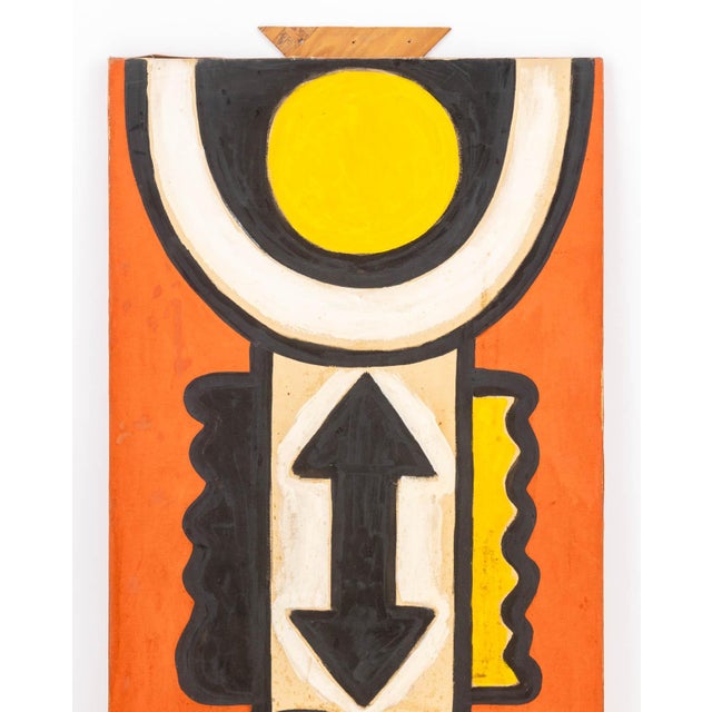 Walter Gaudnek Abstraction Oil on Canvases, 1970 For Sale - Image 11 of 14