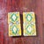 Vintage Polychrome Glazed Earthenware Tiles, Set of 6 For Sale - Image 4 of 12