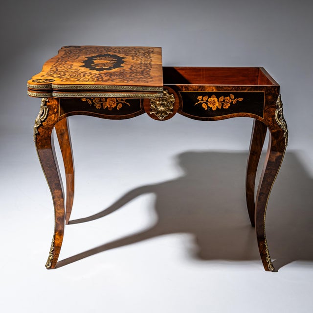 Napoleon III Games Table, France, Late 19th Century For Sale - Image 4 of 14