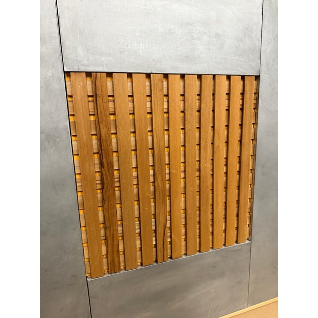 2000 - 2009 2004, Lattice Among the Steel, Contemporary Minimalist, Painted Wood Construction, Artist "Jesse Jay" Wright For Sale - Image 5 of 7