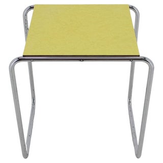 Tubular Chrome Plated Side Table, Former Czechoslovakia, 1960s For Sale