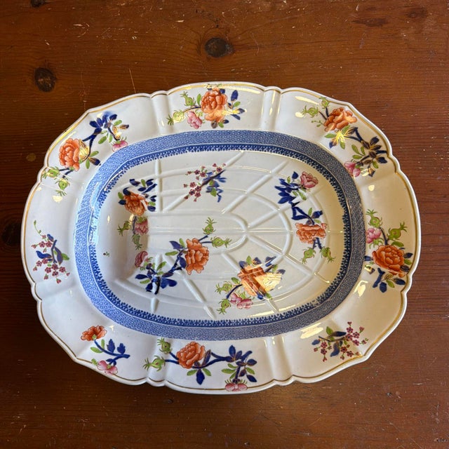 Antique Mason’s Patent Ironstone Well and Tree Platter, Imari Palette, 18¾", Circa 1820-1840 For Sale - Image 18 of 18