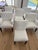 This beautiful set consists of two armchairs and four side chairs custom made by then duo Daniel Sachs and Fernando...