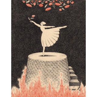 Fine Art Giclee Pint a Flower That Blooms Only Here by Sugimoto Sanae For Sale
