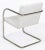 1970s Four Thonet White and Chrome Cantilever Dining Chairs For Sale - Image 5 of 10