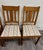 Vintage English Style Barley Twist Tiger Oak Pub Dining Chairs - Set of 4 For Sale - Image 4 of 13