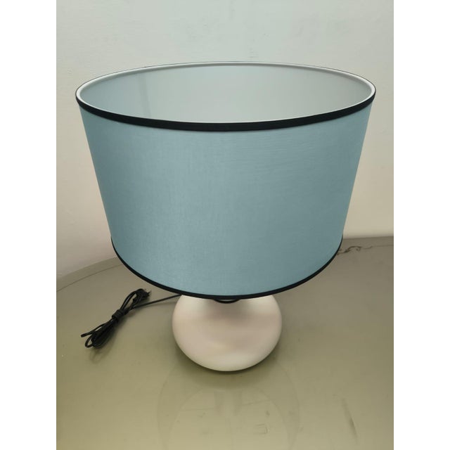 Vintage Blue Table Light, 1970s For Sale - Image 6 of 7