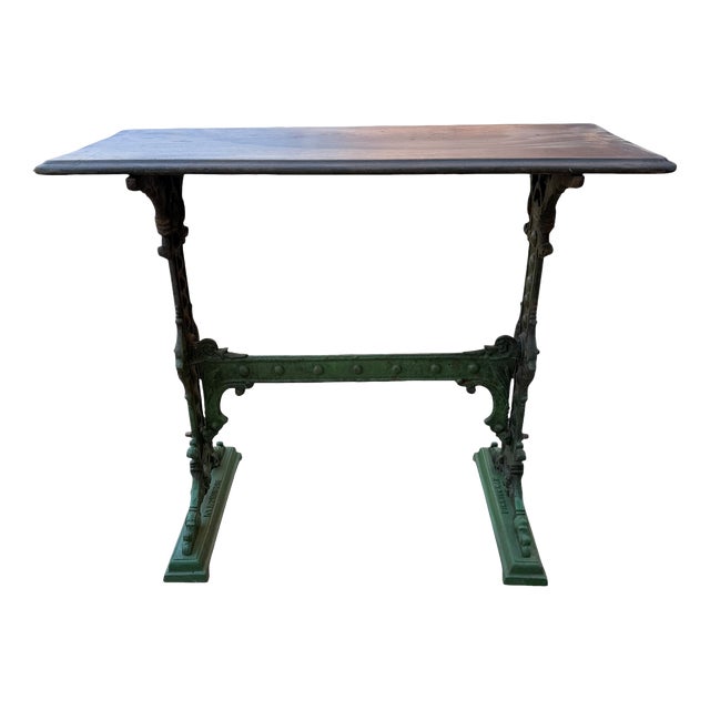 19th Century Ornate Cast Iron Side Table from Gaskell & Chambers For Sale