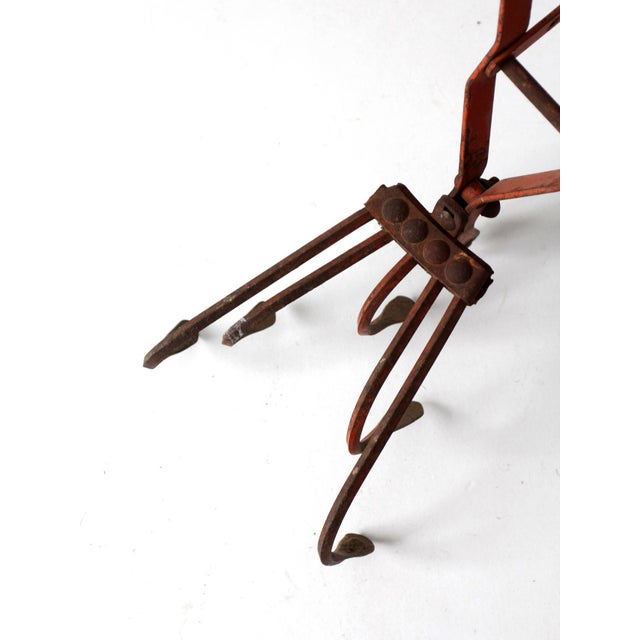 Antique 1930s Wheel Hoe Garden Cultivator For Sale - Image 13 of 17