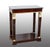 Brown Antique 19th Century Return from Egypt Console Table in Mahogany Veneer with Belgian Marble Top, France For Sale - Image 8 of 8