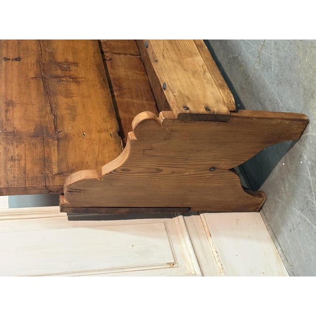 Antique Larch Chest in Wood, 1800s For Sale - Image 5 of 6