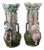Art Nouveau Vases with Children and Foliage, Cecoslovakia, 1900s, Set of 2 For Sale