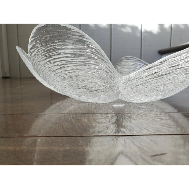 Vintage Glass Mussels Serving Platter For Sale - Image 4 of 8