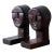 Pair of Carved Wood Haitian Modernist Bookends, C. 1960 For Sale
