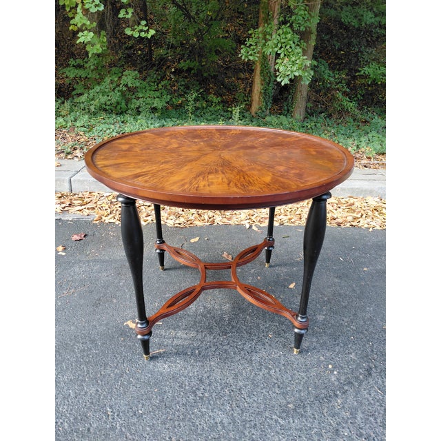 Late 20th Century Late 20th Century Baker Furniture Neoclassical Center Table For Sale - Image 5 of 8