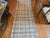 Vintage Handwoven Turkish Kilim Runner, Flatwoven, Ivory & Green Stripe, 3' x 8' For Sale - Image 9 of 9