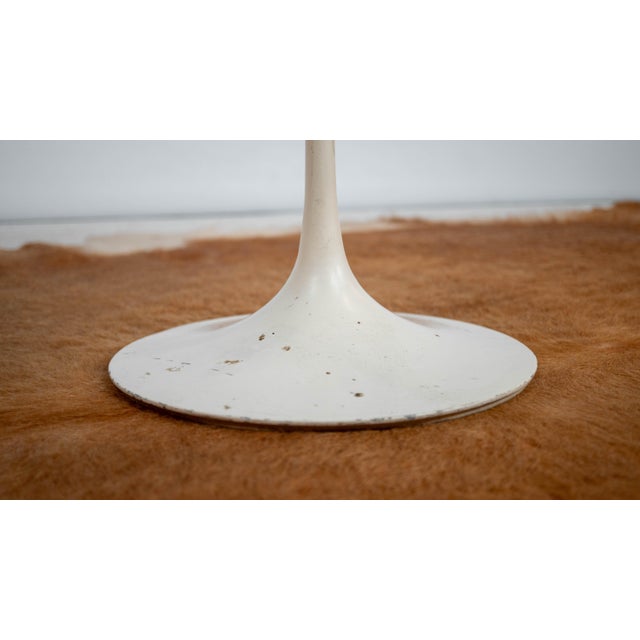 Wood Vintage Knoll International Saarinen Walnut Tulip Side Table For Sale - Image 7 of 13