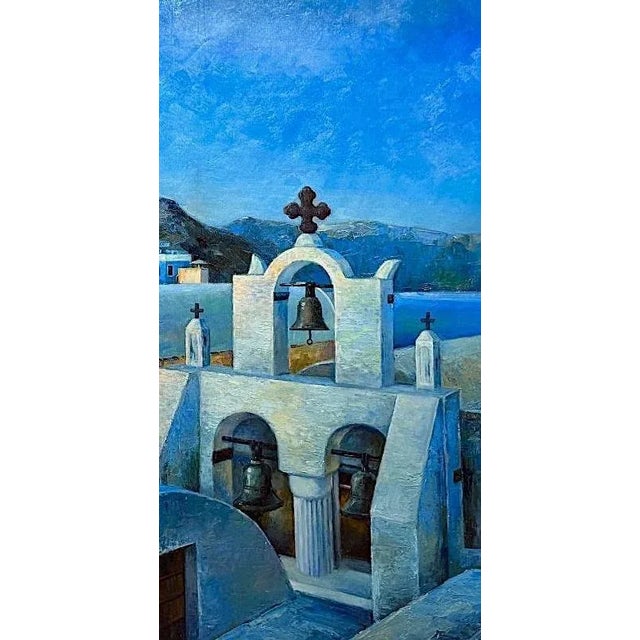 This talented artist combines skilled pallet knife work and bold brush strokes to render this strikingly beautiful...