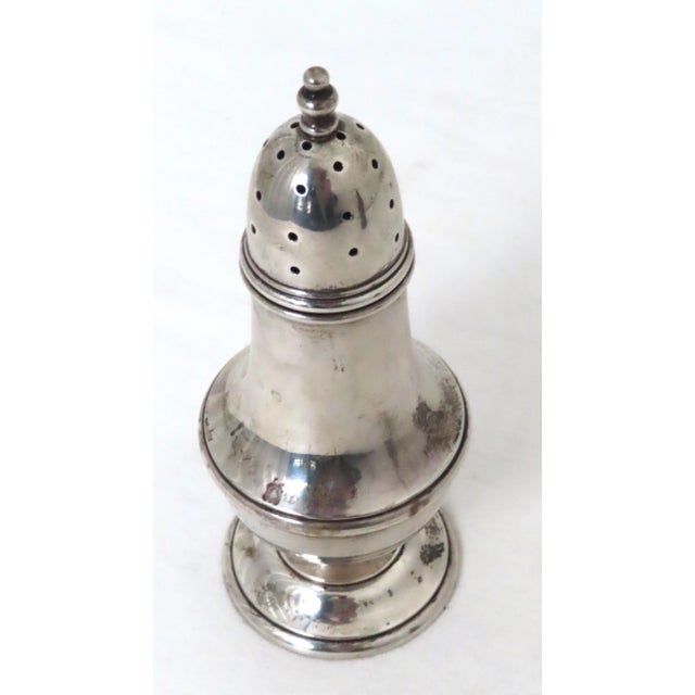 This Is Very Pretty- Fine Quality Antique American Sterling Silver Sugar Shaker - "Muffineer". Circa Early 20th Century....
