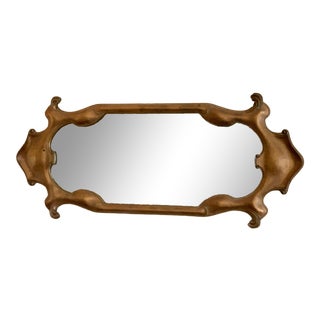 Vintage Dorothy Draper Style Giltwood Gold Mirror For Sale