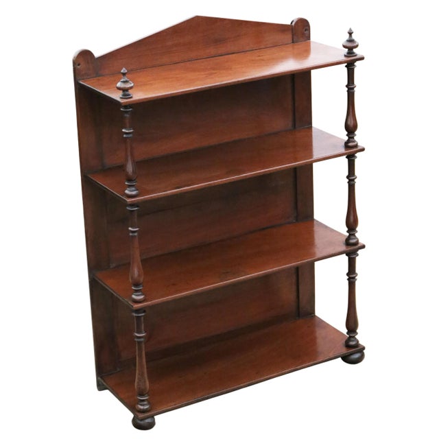 Antique Victorian Mahogany Floor or Wall Shelves, 1870 For Sale - Image 11 of 11