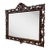 Antique French Mirror Framed Beveled Large Rectangular Oak Renaissance C. 1900 For Sale