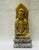 Green Antique Chinese Hand-Carved Green Stone Buddha Sculpture With Base For Sale - Image 8 of 9